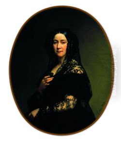 Portrait de la Comtesse Adolphe de Rouge nee Marie de Saint-Georges de Verac