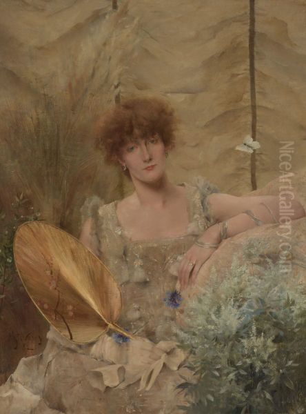 Fedora Oil Painting by Alfred Stevens