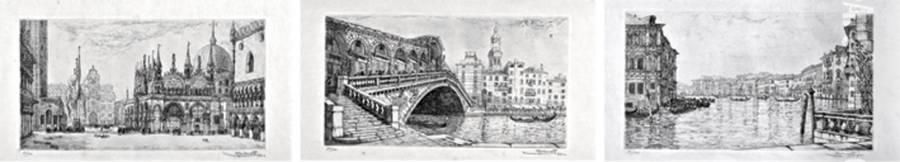 Vedute Di Venezia Oil Painting by Antonio Carbonati