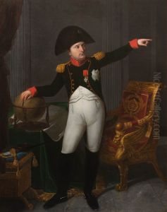 Napoleon 1er en uniforme de colonel des chasseurs de la Garde
