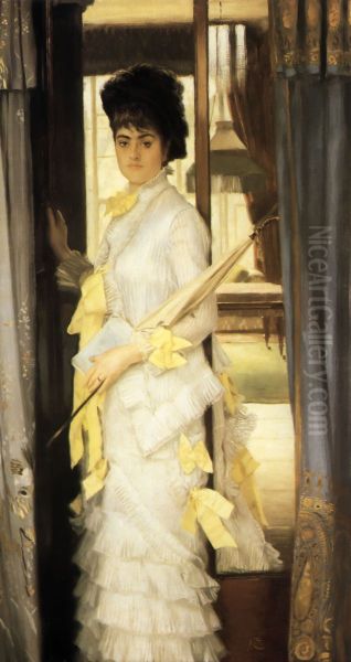 Portrait of Miss Lloyd Oil Painting by James Jacques Joseph Tissot