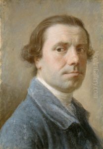 Allan Ramsay, 1713 - 1784. Artist (Self-portrait)
