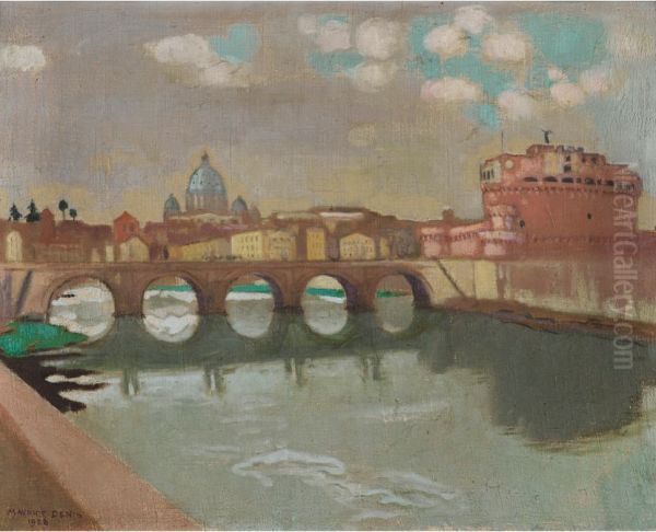 LE PONT SAINT-ANGE Oil Painting by Maurice Denis