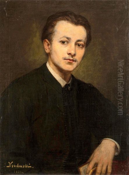 Portrait of Jan Styka. Oil Painting by unknown