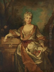 Portrait of Jeanne Henriette Augustine de Fourcy, marquise de Puysegur (1692-1737)