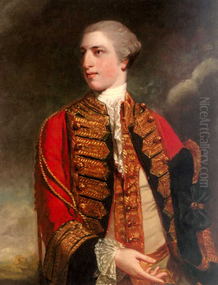 Portrat des Charles Fitzroy, 1st Baron Southampton (1737-1797) Oil Painting by Of Sir Joshua Reynolds