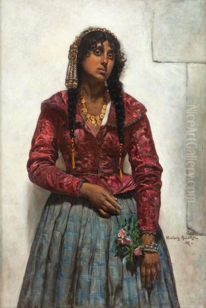 Cyganka Oil Painting by unknown