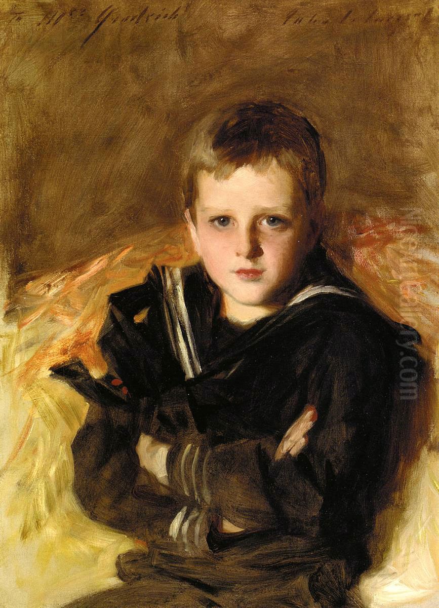 Portrait of a youngCaspar Goodrich Oil Painting by John Singer Sargent