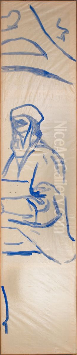Fragment Oil Painting by Edvard Munch