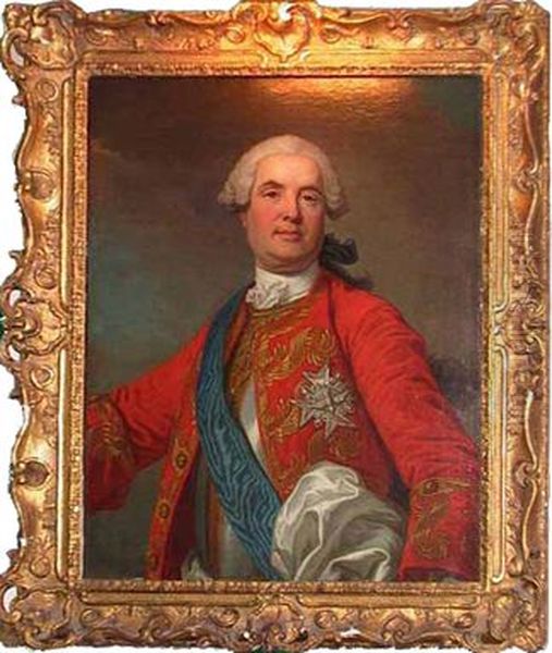 Louis-Charles-Cesar Le Tellier Oil Painting by Louis-Michel Van Loo