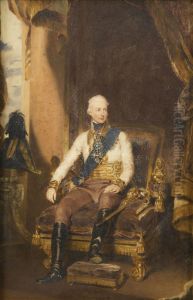 Portrait de Francois Ier (1768-1835), empereur d'Autriche, dernier empereur d'Allemagne sous le nom de Francois II