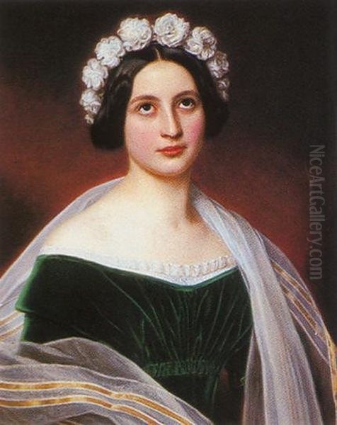 Bildnis der Josepha Reh Oil Painting by Joseph Karl Stieler