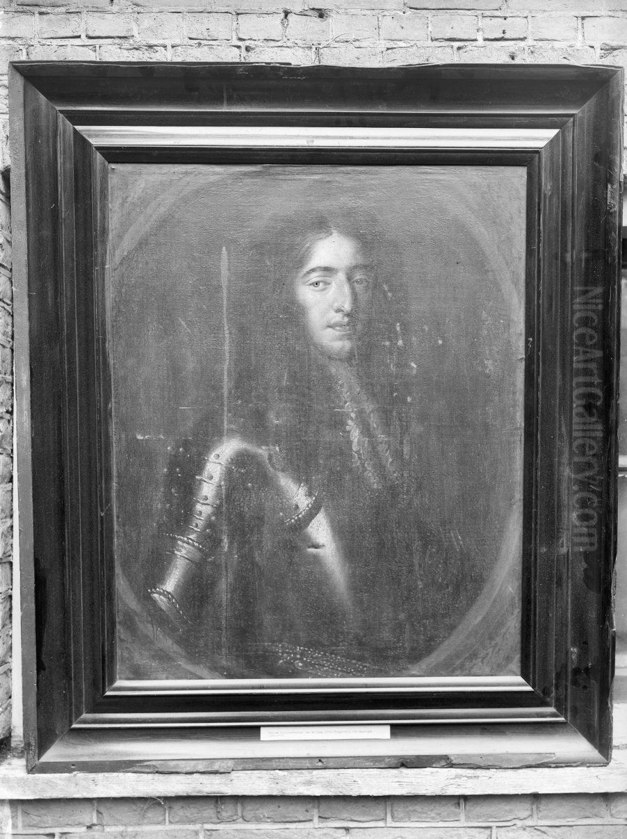 Portrait of Willem III van Oranje-Nassau (1650-1702) Oil Painting by Peter Lely