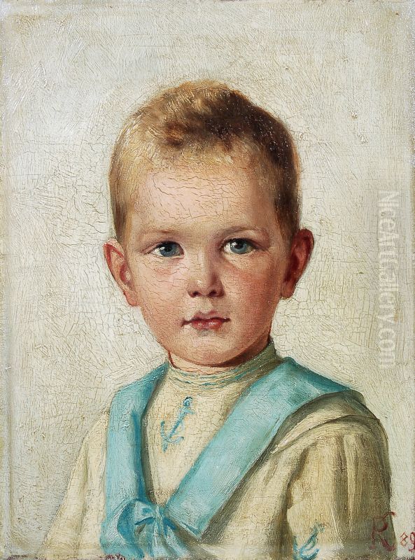 Portrait des jungen William Charles Knoop Oil Painting by unknown