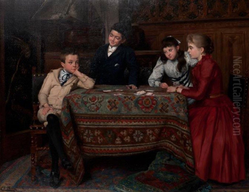 The bad player Oil Painting by Charles Boom