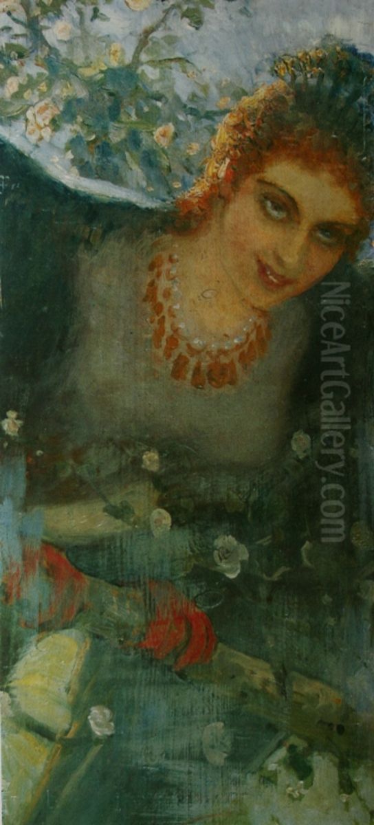 <<Ptica Gamaun>> Oil Painting by Repin Iliya