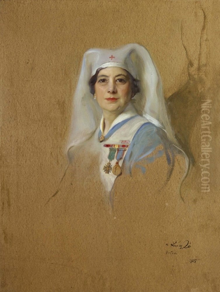 Isabel Anderson Oil Painting by Philip de Laszlo
