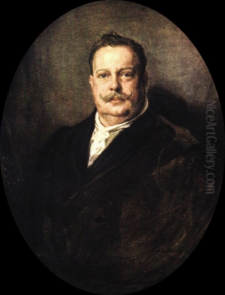 King Carlos I of Portugal Oil Painting by Philip de Laszlo