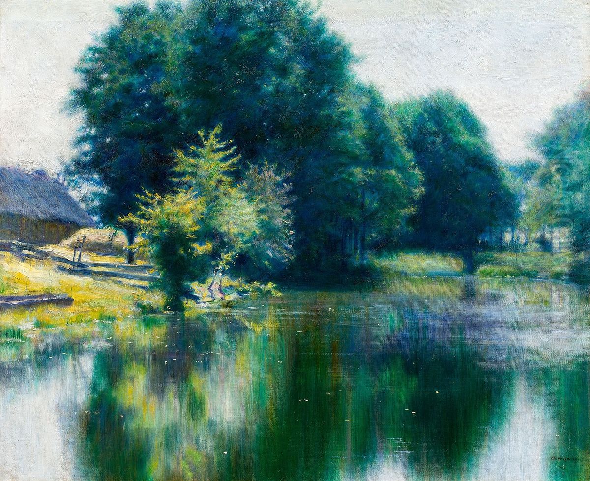 Olszynka Oil Painting by Wladyslaw Podkowinski