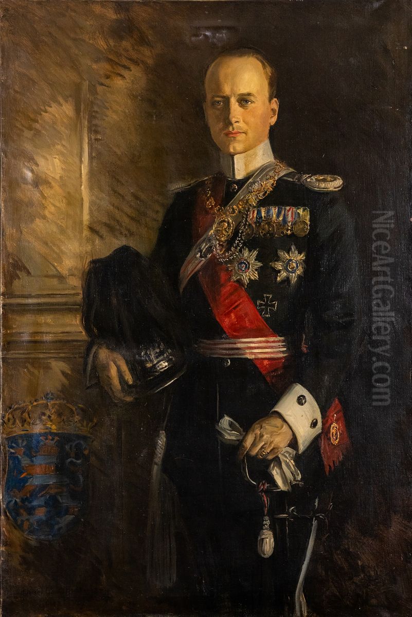 Portrait of Prince Philipp of Hesse Oil Painting by Howard Chandler Christy