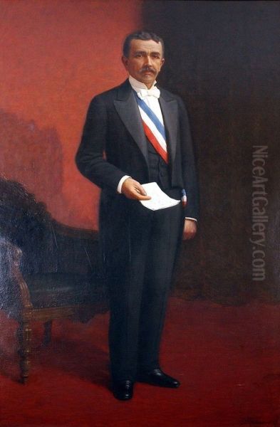 Portrait of Federico Errazuriz Echaurren Oil Painting by unknown