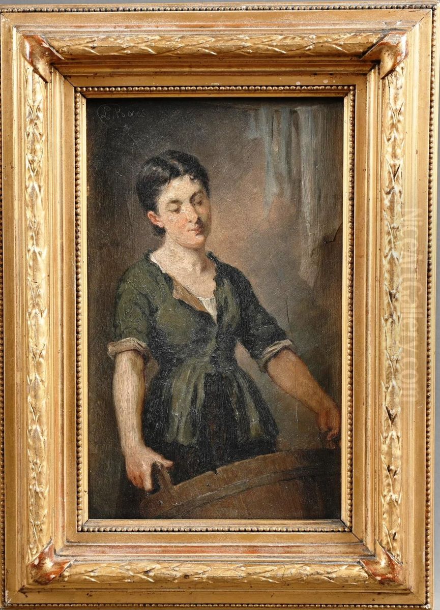 The Washerwoman Oil Painting by Lionel Baes
