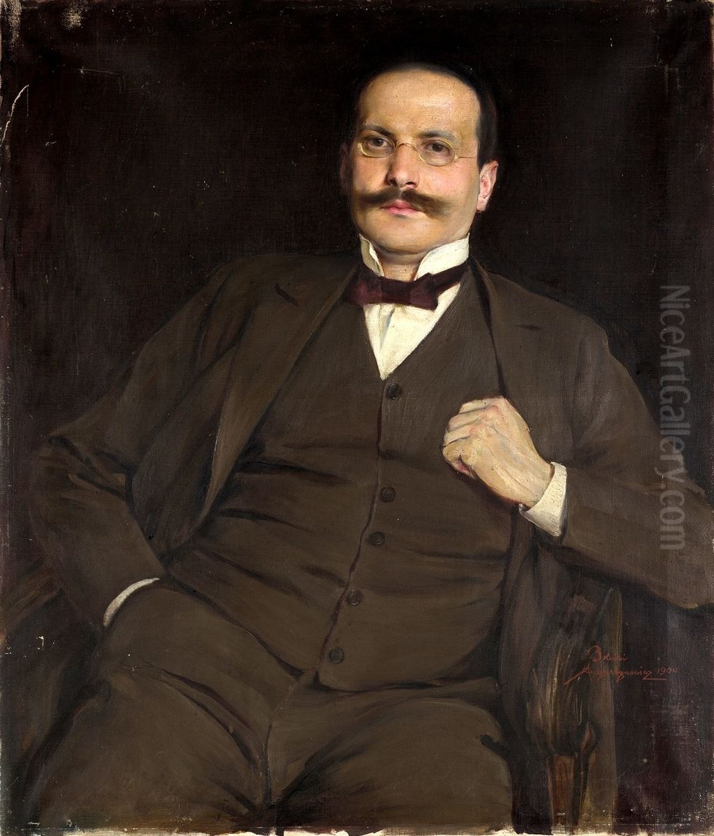 Portret mezczyzny Oil Painting by unknown