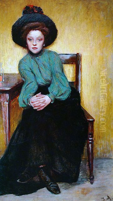 Absynt. (Po absyncie) Oil Painting by Zygmunt Andrychiewicz Absynt. (Po absyncie) Oil Painting by Zygmunt Andrychiewicz