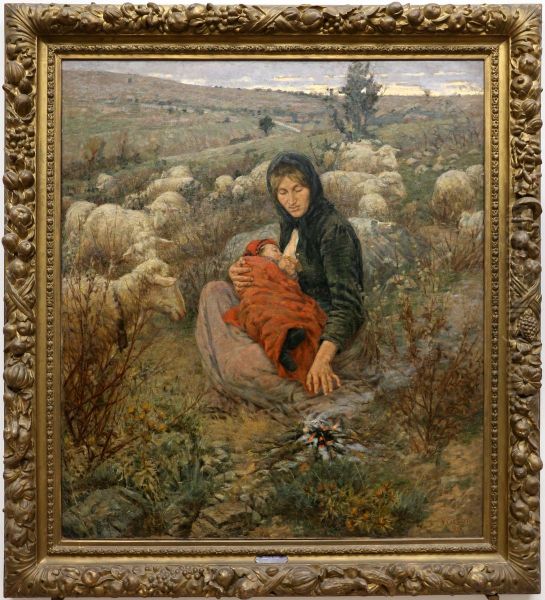 Inverno triste Oil Painting by Niccolo Cannicci