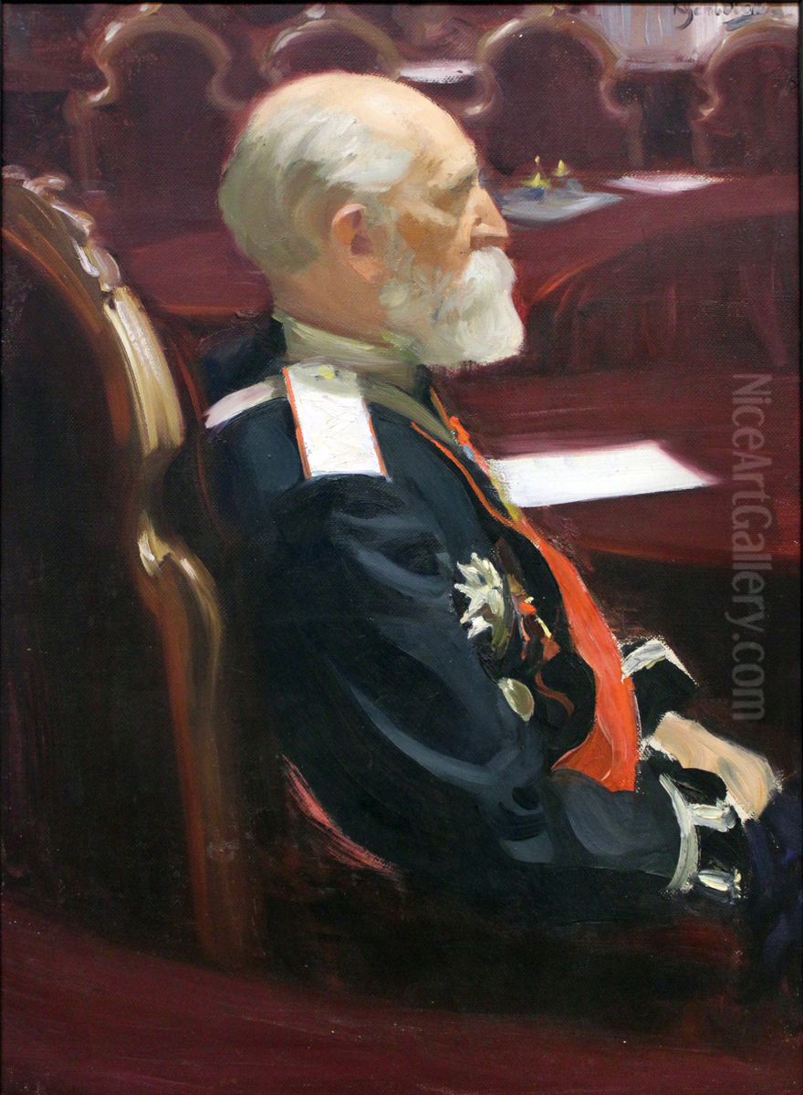 Portrait of General N.P. Petrov. Sketch to I.E. Repin's painting 