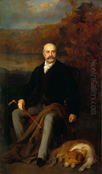 Portrait of Antoine XI-Agenor, 11th Duke of Gramont Oil Painting by Philip de Laszlo