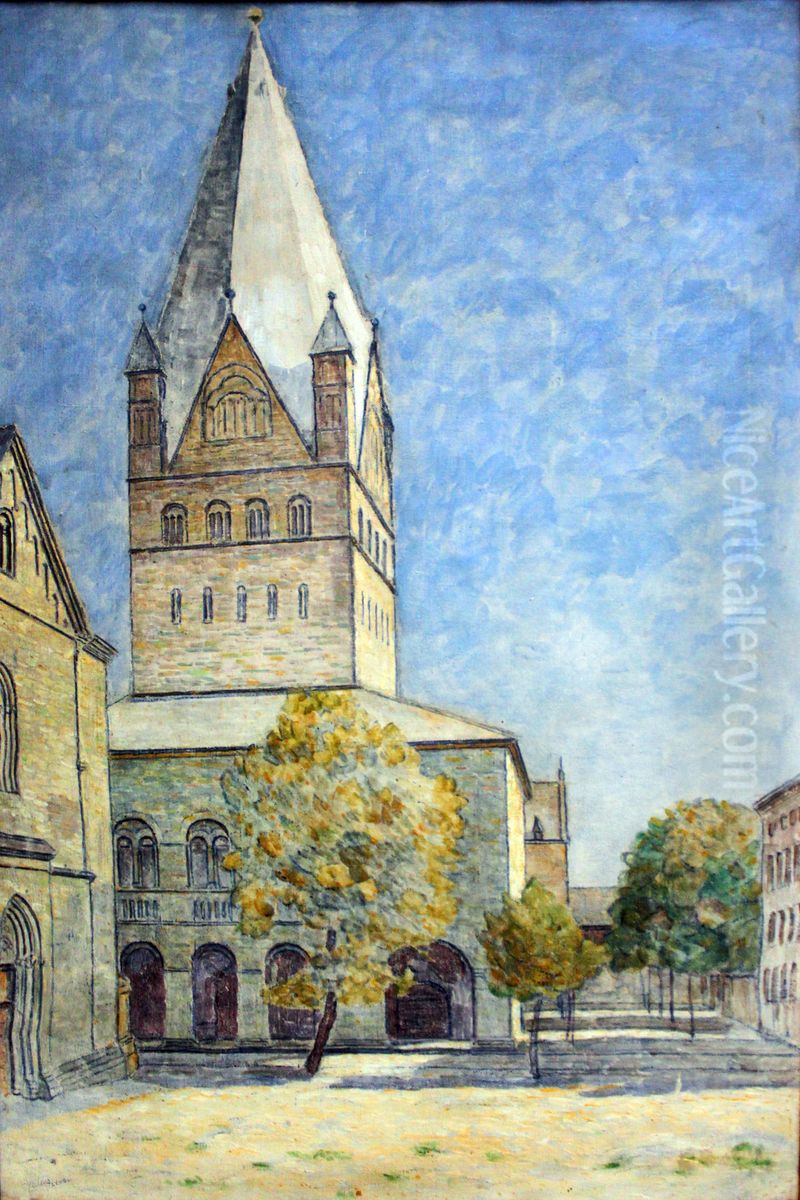 St. Patroclus in Soest Oil Painting by Christian Rohlfs
