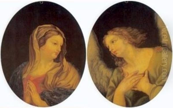 Annunciation. Oil Painting by Simon Vouet