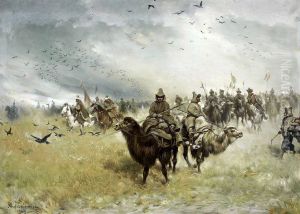 Tatars in the vanguard of the Turkish army.