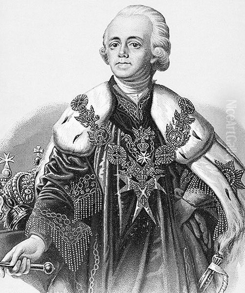 Paul I of Russia Oil Painting by unknown