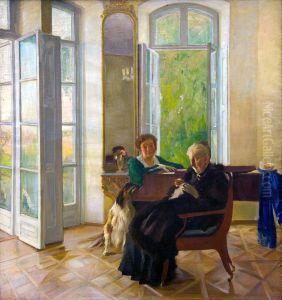 Portrait of artist's wife and mother-in-law