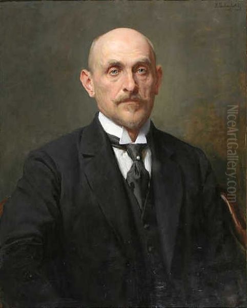 Portret Henryka Szarskiego Oil Painting by Kazimierz Pochwalski Portret Henryka Szarskiego Oil Painting by Kazimierz Pochwalski