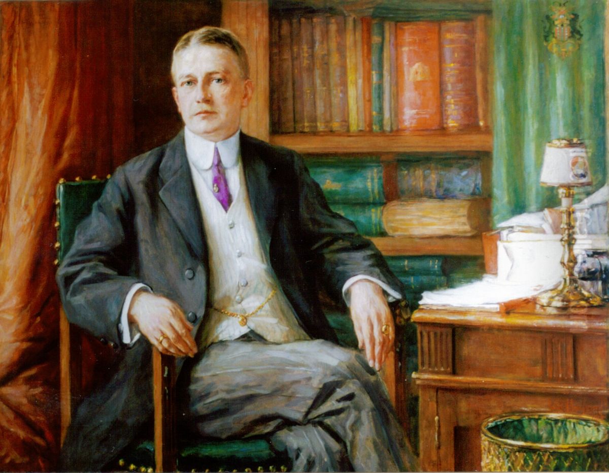 Portrait of Johan Carel van Haeften Oil Painting by Leon Houbaer