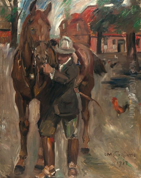 Horseman Oil Painting by Lovis (Franz Heinrich Louis) Corinth