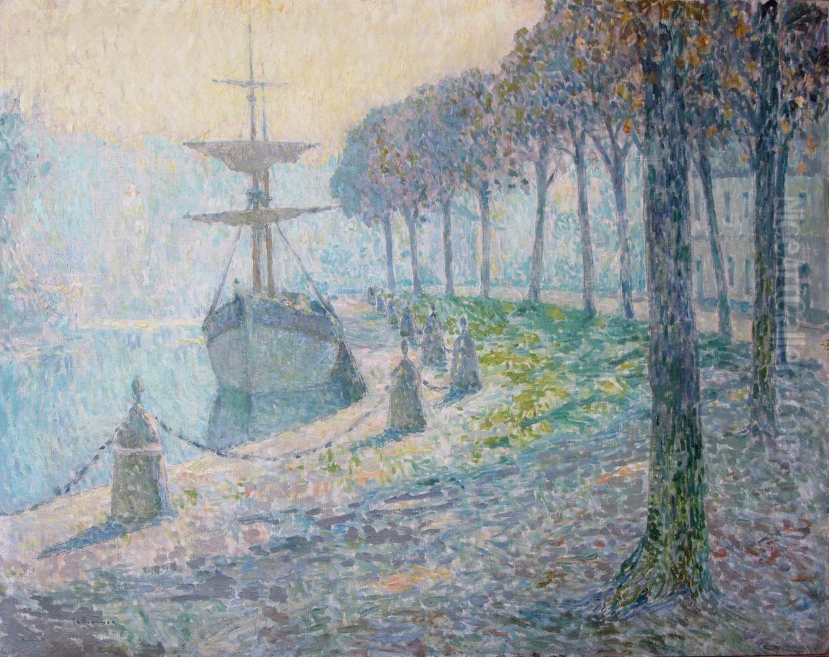 Brouillard dans le Midi Oil Painting by Henri Le Sidaner