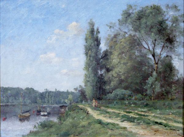 Les leve-tot Oil Painting by Paul Desire Trouillebert