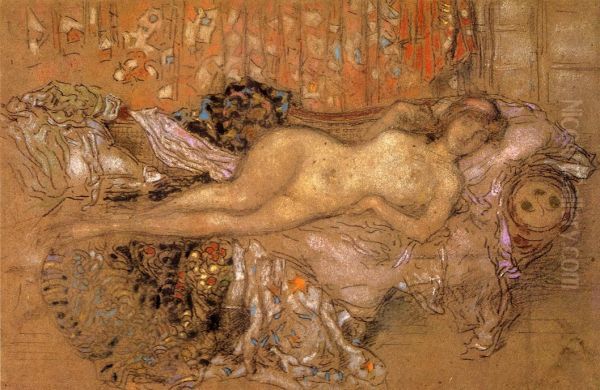 The Arabian Oil Painting by James McNeill Whistler