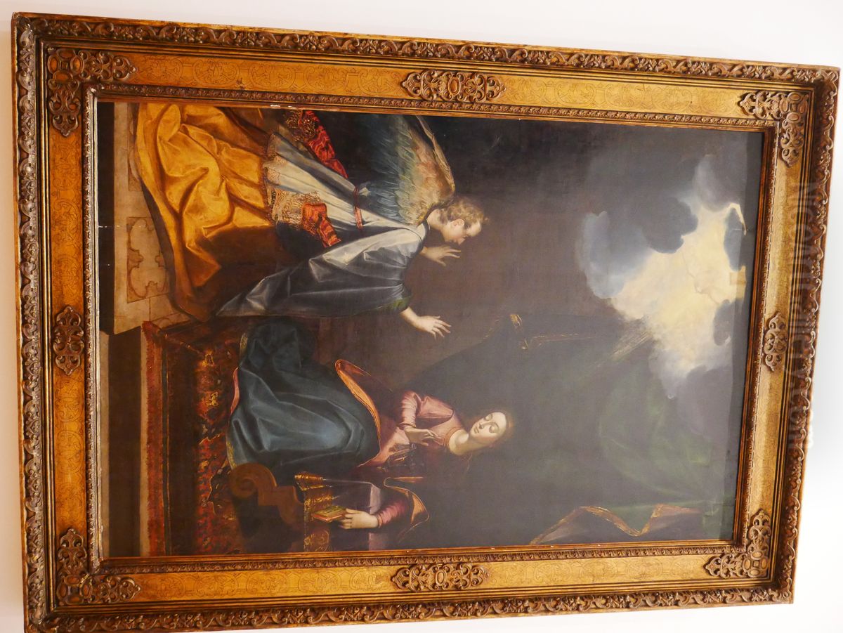 Annunciation Oil Painting by Baltasar de Echave