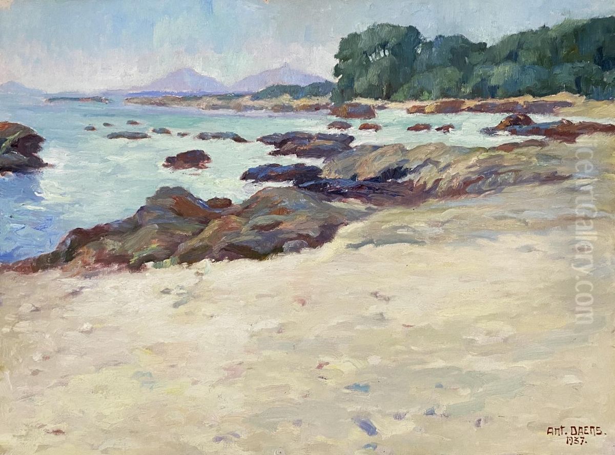 Seaview Oil Painting by Antoine Daens