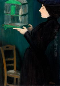 Girl with a Birdcage I.