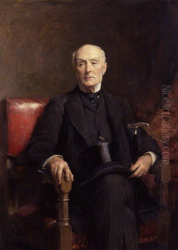 Henry Thurstan Holland, 1st Viscount Knutsford Oil Painting by unknown