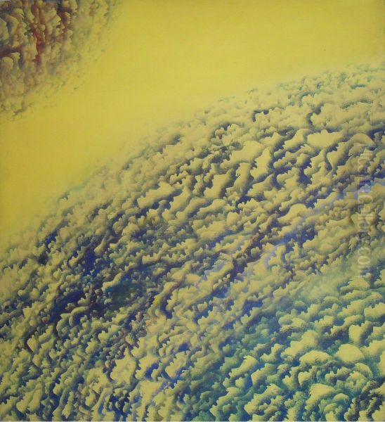 Staring into spacefrom the cycleThe Big World Oil Painting by unknown