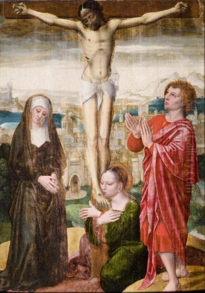 Crucifixion Oil Painting by Ambrosius Benson