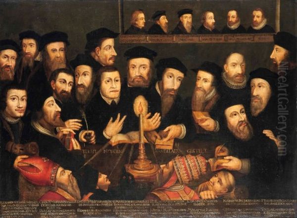 The Candle is Lighted (We Cannot Blow Out) Oil Painting by unknown
