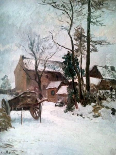 Neige a Sy Oil Painting by Richard Heintz